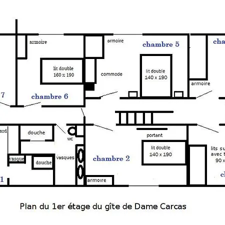 Domaine D'herminis - De Dame Carcas Casa de Férias
